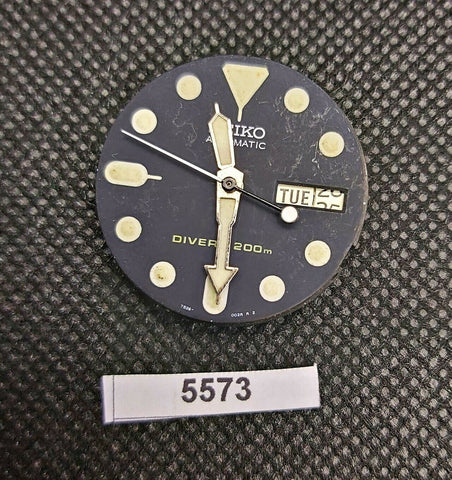 USED SEIKO WORKING MOVEMENT DIAL HANDS FOR 7s26 0020 SKX007 WATCH BVT05573