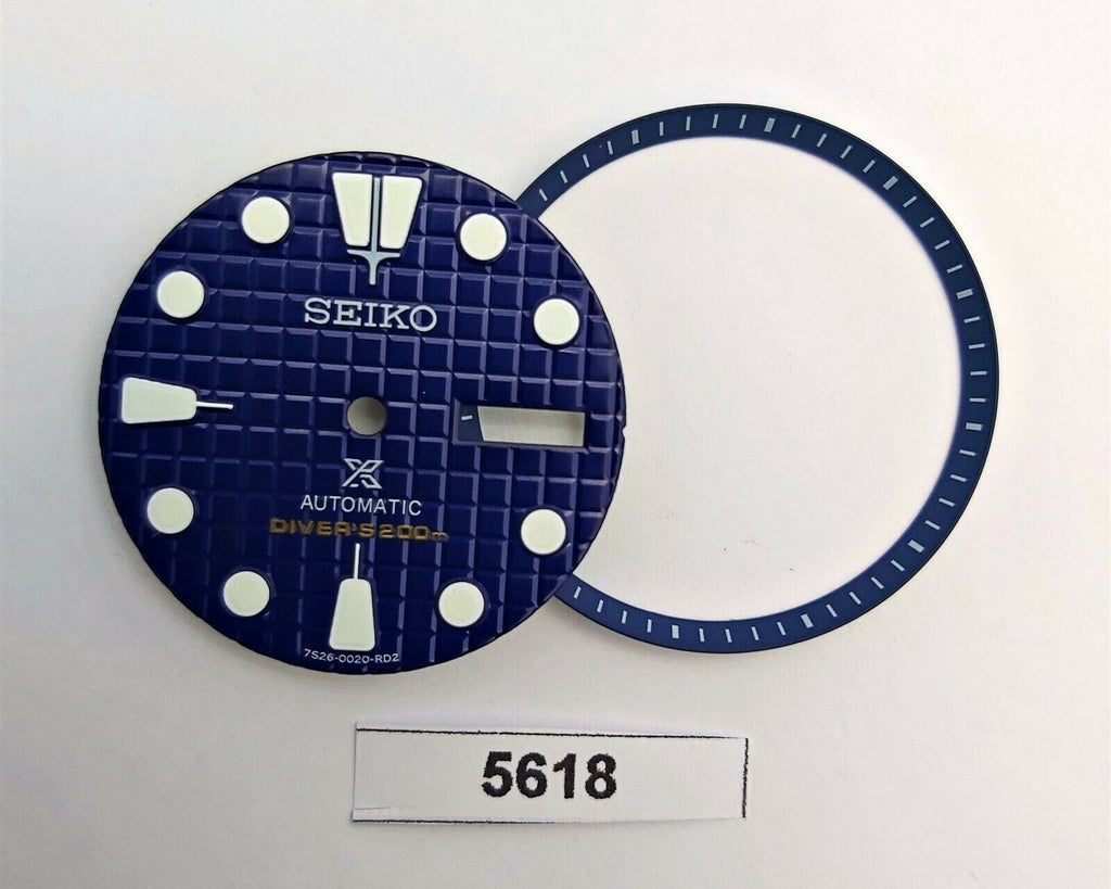 NEW AF SEIKO PROSPEX BLUE WAFFLE DIAL MINUTE TRACK 7002 7000 SUPERLUME BVT05618
