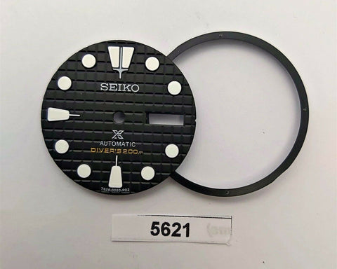 NEW AF SEIKO PROSPEX BLACK WAFFLE DIAL MINUTE TRACK 7002 7000 SUPERLUME BVT05621