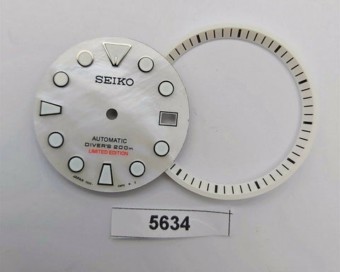 NEW AF SEIKO 7002 7000 PEARL DIAL SUMO DIAL MINUTE TRACK SET WATCH BVT05634