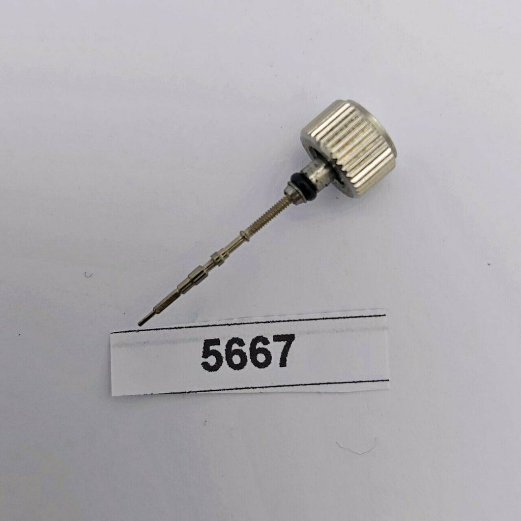 USED SEIKO MENS CROWN AND STEM FOR 7s26 0020 SKX007 WATCH BVT05667