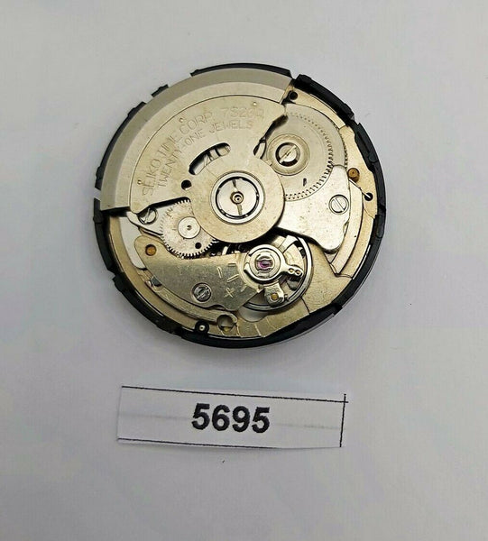 USED WORKING SEIKO CAL 7S26 MOVEMENT DIAL HANDS 7S26 0030 SKX013 MIDSIZE BVT5695