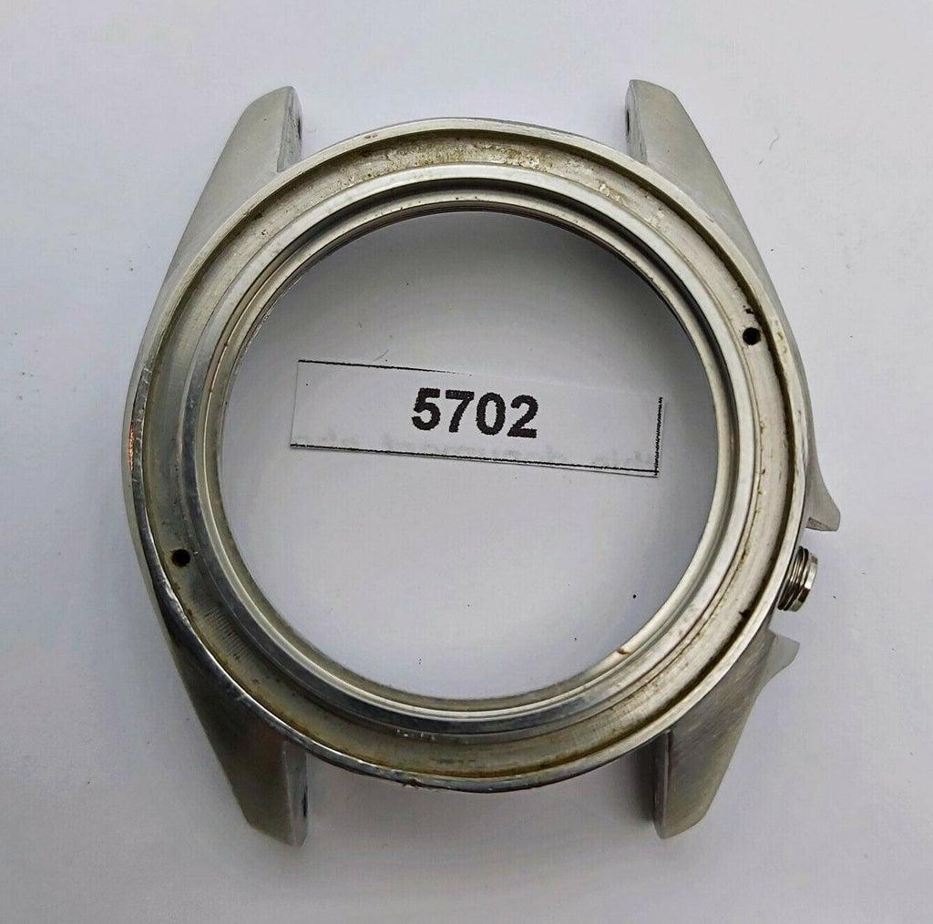 USED SEIKO 7S26 0010 0030 POLISHED STAINLESS STEEL MIDSIZED CASE SKX001 BVT05702