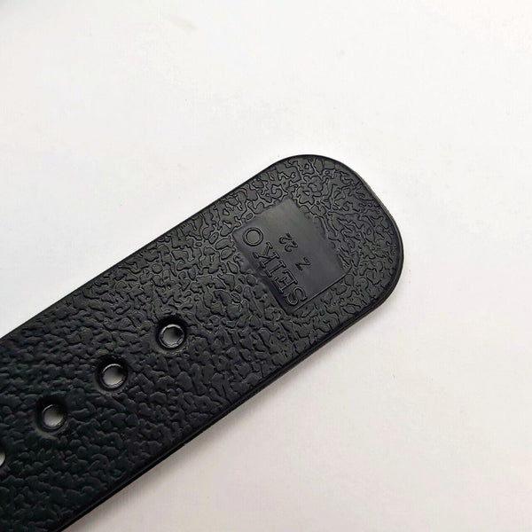 2 SEIKO RUBBER STRAP WAVE 22mm Z22 BAND 7S26 0020 6309 7040 7002 7000 WATCHES